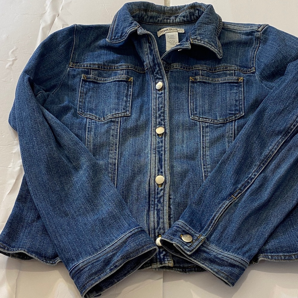 Classic Denim Jacket with A Bit of Bling in the Back